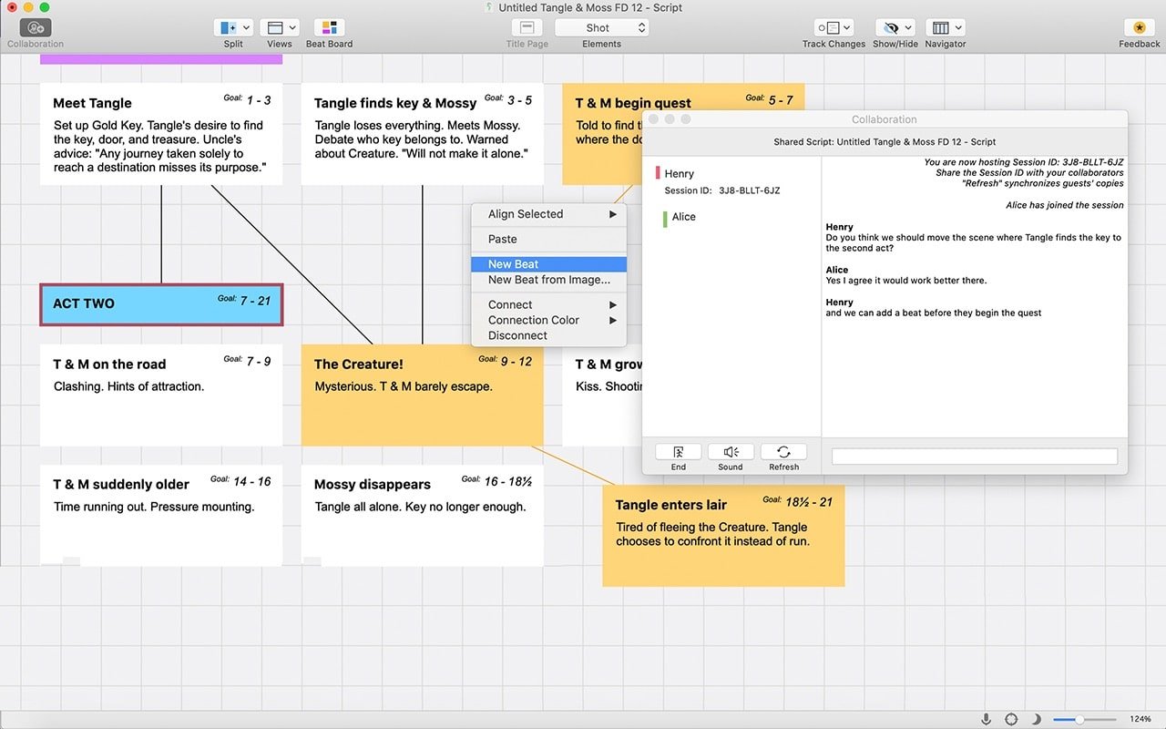 Final Draft 13 screenshot 2